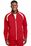 Sport-Tek Tricot Track Jacket | True Red/ White