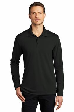 Port Authority  Dry Zone  UV Micro-Mesh Long Sleeve Polo