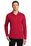 Port Authority  Dry Zone  UV Micro-Mesh Long Sleeve Polo | Rich Red