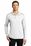 Port Authority  Dry Zone  UV Micro-Mesh Long Sleeve Polo | White