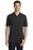 Port Authority Dry Zone UV Micro-Mesh Tipped Polo | Deep Black/ Graphite