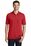 Port Authority Dry Zone UV Micro-Mesh Tipped Polo | Rich Red/ Deep Black