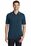 Port Authority Dry Zone UV Micro-Mesh Tipped Polo | River Blue Navy/ White
