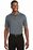 Sport-Tek Dri-Mesh Polo with Tipped Collar and Piping | Steel/ Black