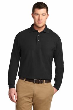 Port Authority Long Sleeve Silk Touch Polo