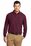 Port Authority Long Sleeve Silk Touch Polo | Burgundy