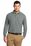 Port Authority Long Sleeve Silk Touch Polo | Cool Grey