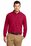Port Authority Long Sleeve Silk Touch Polo | Red