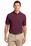 Port Authority Silk Touch Polo with Pocket | Burgundy