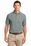 Port Authority Silk Touch Polo with Pocket | Cool Grey