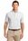 Port Authority Silk Touch Polo with Pocket | White
