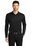 Port Authority Silk Touch Performance Long Sleeve Polo | Black