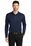 Port Authority Silk Touch Performance Long Sleeve Polo | Navy