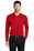 Port Authority Silk Touch Performance Long Sleeve Polo | Red