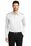 Port Authority Silk Touch Performance Long Sleeve Polo | White