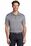 Port Authority  Stretch Heather Polo | Graphite/ White