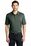Port Authority  Shadow Stripe Polo | Deep Forest Green