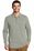 Port Authority EZCotton Long Sleeve Polo | Oxford Heather