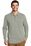 Port Authority EZCotton Long Sleeve Polo | Oxford Heather