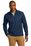 Port Authority Vertical Texture 1/4-Zip Pullover | Regatta Blue/ Iron Grey