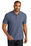 Port Authority C-FREE Cotton Blend Pique Polo | Navy Heather