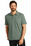 Port Authority C-FREE Cotton Blend Pique Pocket Polo | Dark Green Heather