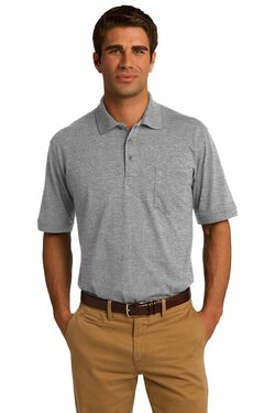 Port & Company 5.5-Ounce Jersey Knit Pocket Polo