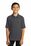 Port & Company Youth 5.5-Ounce Jersey Knit Polo | Charcoal