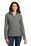 Port Authority Ladies Colorblock Value Fleece Jacket | Deep Smoke/ Battleship Grey