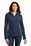 Port Authority Ladies Colorblock Value Fleece Jacket | True Navy/ Battleship Grey