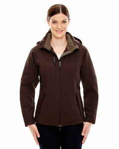 Ladies' Glacier Insulated Three-Layer Fleece Bonded Soft Shell Jacket with Detachable Hood