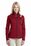 Port Authority Ladies Pique Fleece Jacket | Garnet Red