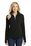 Port Authority Ladies Microfleece 1/2-Zip Pullover | Black