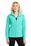 Port Authority Ladies Heather Microfleece Full -Zip Jacket | Aqua Green Heather