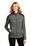Port Authority  Ladies Grid Fleece Jacket | Grey Smoke Heather/ Grey Smoke