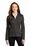 Port Authority  Ladies Diamond Heather Fleece Full-Zip Jacket | Dark Charcoal Heather