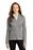 Port Authority  Ladies Diamond Heather Fleece Full-Zip Jacket | Gusty Grey Heather