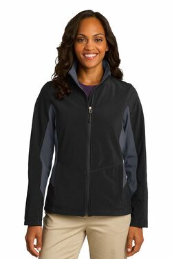 Port Authority Ladies Core Colorblock Soft Shell Jacket