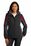 Port Authority Ladies Colorblock 3-in-1 Jacket | Black/ Magnet/ Signal Red