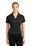 Sport-Tek Ladies Dri-Mesh V-Neck Polo | Black