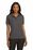 Port Authority Ladies Silk Touch Polo | Charcoal Heather Grey