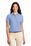 Port Authority Ladies Silk Touch Polo | Light Blue