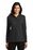 Port Authority Ladies Long Sleeve Silk Touch Polo | Black