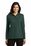 Port Authority Ladies Long Sleeve Silk Touch Polo | Dark Green