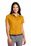 Port Authority Ladies Short Sleeve Easy Care  Shirt | Athletic Gold/ Light Stone
