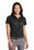 Port Authority Ladies Short Sleeve Easy Care  Shirt | Black/ Light Stone