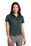 Port Authority Ladies Short Sleeve Easy Care  Shirt | Dark Green/ Navy
