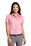 Port Authority Ladies Short Sleeve Easy Care  Shirt | Light Pink