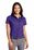Port Authority Ladies Short Sleeve Easy Care  Shirt | Purple/ Light Stone