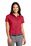 Port Authority Ladies Short Sleeve Easy Care  Shirt | Red/ Light Stone